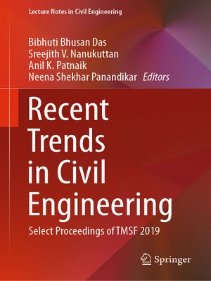 cover image of Recent Trends in Civil Engineering